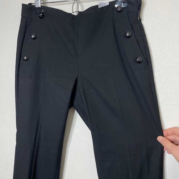 Banana Republic Logan Pants Size 2 Black Slacks Professional Business Pants - Picture 3 of 8